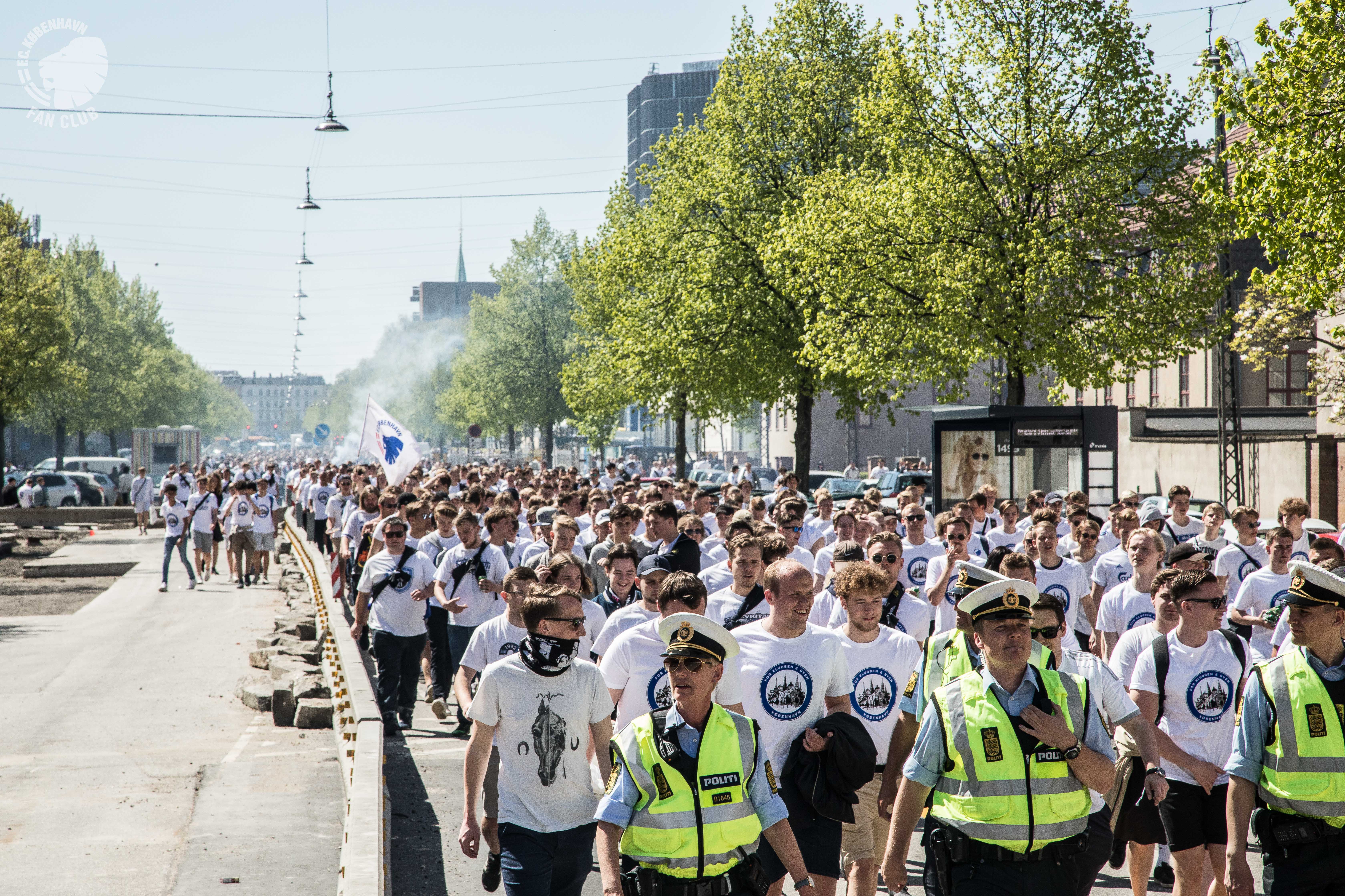 hvordan Kom op Derbeville test FCK-march til Parken | F.C. København Fan Club