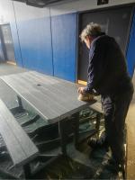 Arbejde på fanområde under Nedre C