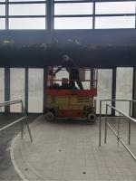 Arbejde på fanområde under Nedre C