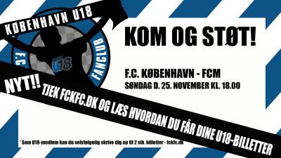 Nyt system til U18 billetter
