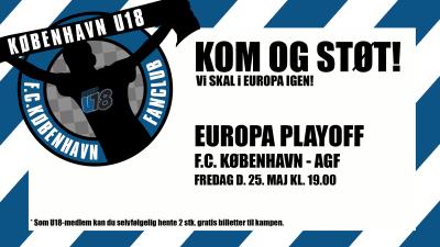 Kom gratis til Europa Playoff med U18
