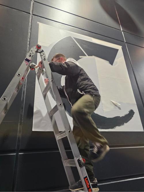 Arbejde på fanområde under Nedre C