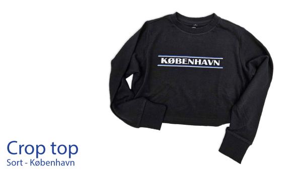 Crop top - København - Sort