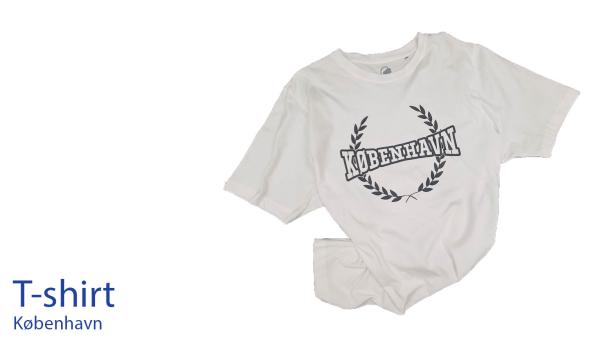 T-shirt - København - Hvid