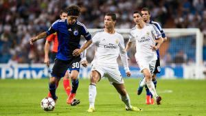 Billeder fra udekampen mod Real Madrid