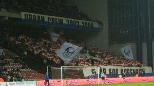 Tifo mod Rosenborg 4. december 2008