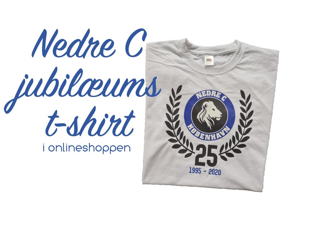 Jubilæums t-shirten kan købes nu